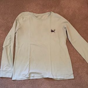 Blue lacrosse vineyard vines long-sleeve, size small